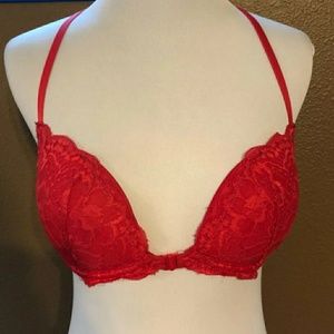 Victoria's Secret "Pink" Red bra